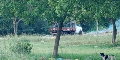 Descarte irregular de lixo é flagrado por internauta em Camaquã