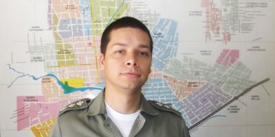 Brigada Militar de Camaquã recebe novo oficial. Ele irá comandar a 1ª Cia do 30º BPM