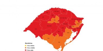 Último mapa definitivo do Distanciamento Controlado de 2020 confirma 15 regiões em bandeira vermelha