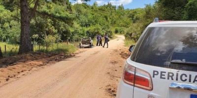 Corpo é encontrado carbonizado dentro de veículo no interior de Encruzilhada do Sul 