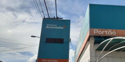 Camaquã faz calor excessivo, com previsão de chuva forte e possível temporal