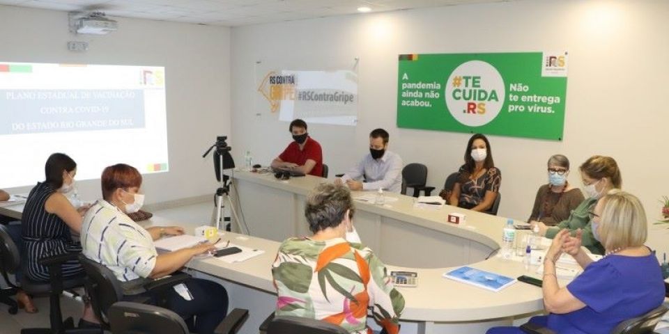 Governo do Estado prepara estrutura para vacinar gaúchos contra a covid-19