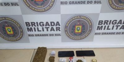 Brigada Militar efetua prisão por tráfico de entorpecentes em Camaquã