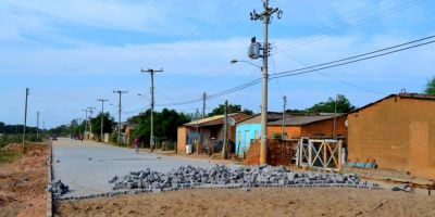 Calçamento da rua São Valentim no bairro Getúlio Vargas deve ser concluído em breve