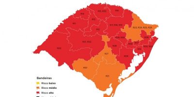 Região de Camaquã entra em bandeira vermelha na 38ª rodada do mapa do Distanciamento Controlado