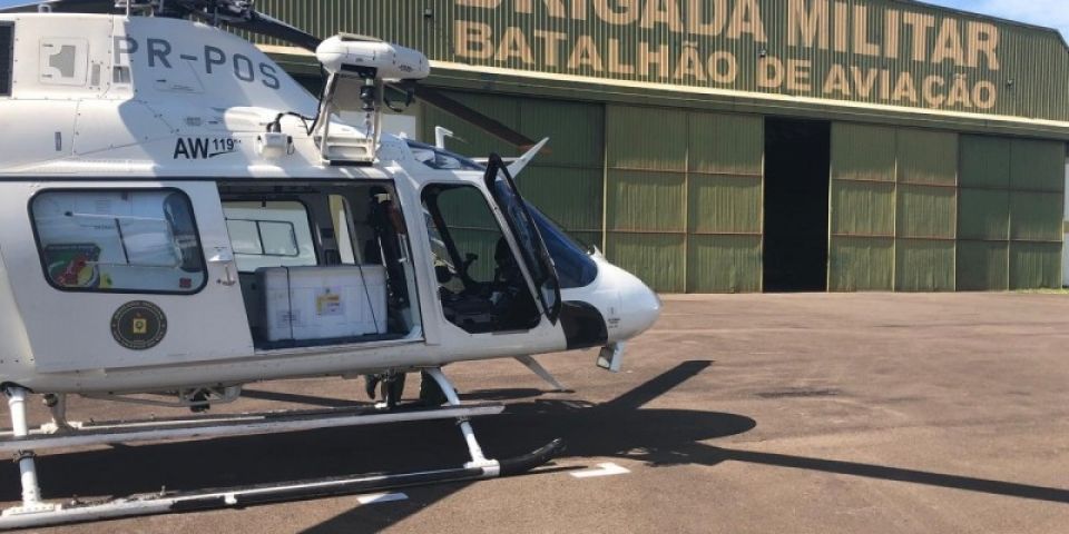 Brigada Militar realiza distribuição do segundo lote de vacinas em seis cidades do RS