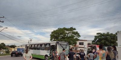 Ciclista fica ferido em acidente com ônibus em Camaquã