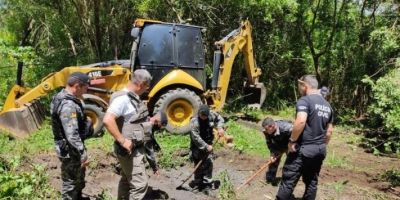 Polícia Civil encontra cemitério clandestino no RS