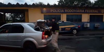 PRF prende trio de traficantes transportando quase 20 kg de maconha em Eldorado do Sul 