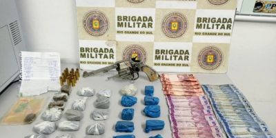 Brigada Militar prende homem por tráfico de drogas em São Lourenço do Sul