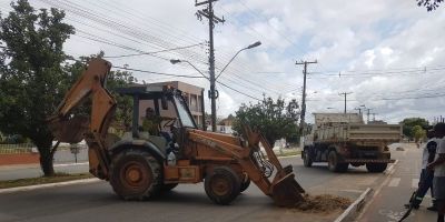 Equipes da Infraestrutura trabalham na iluminação pública em Camaquã 