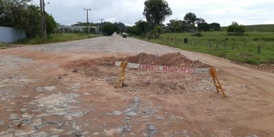 Obras inacabadas causam transtornos aos motoristas em Camaquã