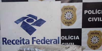 Receita Federal intercepta postagem de droga nos Correios em Pelotas