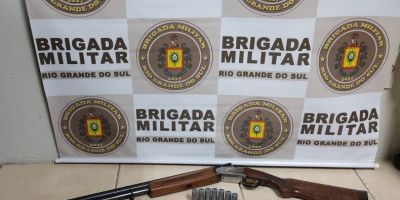 BM prende homem por porte ilegal de arma de fogo e direção perigosa em Camaquã