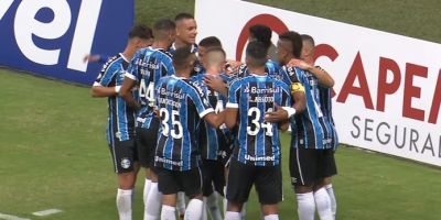 Gauchão: com garotada em campo, Grêmio passa pelo Aimoré e segue 100%