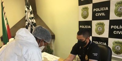 Policiais civis de Camaquã e região recebem testes de covid-19