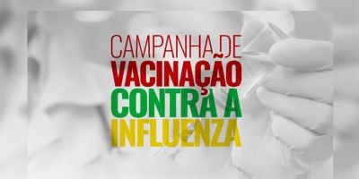 Campanha de vacinação contra a influenza começa segunda (12), em Camaquã