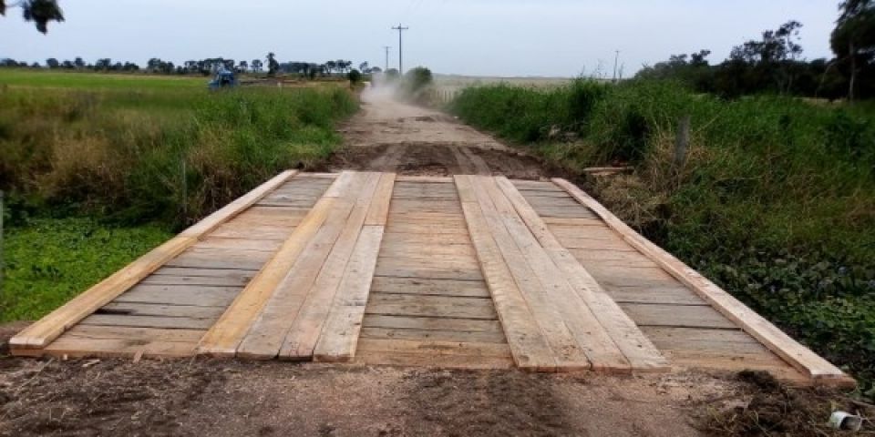 Camaquã finaliza construção de duas novas pontes no interior 