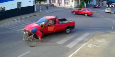 Vídeo detalha acidente no centro de Camaquã