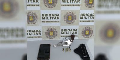 Brigada Militar prende homem por posse ilegal de arma de fogo em São Lourenço do Sul