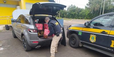 PRF apreende carga de bebidas ilegais em Pantano Grande