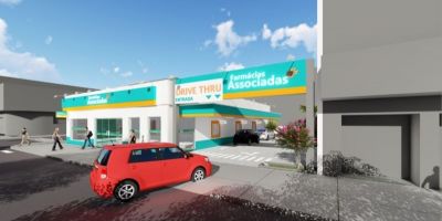 Farmácias Associadas Rede LVD reinauguram Filial 2 com atendimento drive-thru em Camaquã