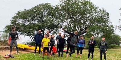 Projeto Nadando pelos Cartões Postais busca unir esporte e conscientização ecológica com atividades em águas abertas