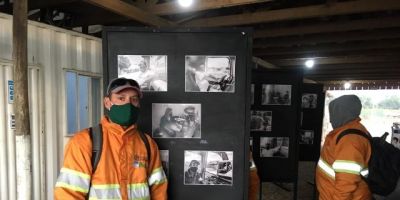 Trabalhadores do Contorno de Pelotas são retratados em exposição fotográfica