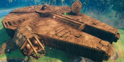 VALHEIM: usuários do jogo recriam Millennium Falcon de Star Wars 