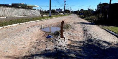 Motoristas pedem manutenção no calçamento da Avenida Ernani Silveira