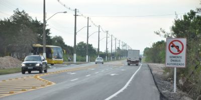 Dnit finaliza obra na BR-293 de acesso ao terminal rodoviário de Pelotas