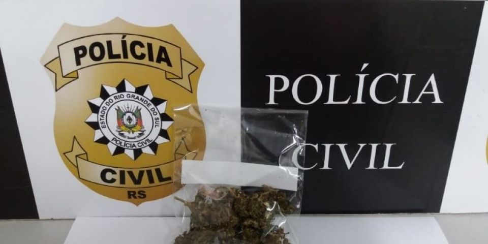 Polícia prende homem por tráfico de drogas em São Lourenço do Sul 