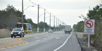 Dnit conclui serviços no acesso à intersecção da Rodoviária de Pelotas, na BR-293