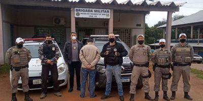 Preso suspeito de feminicídio em Barão do Triunfo