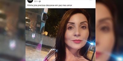 Mulher é morta a tiros ao lado do namorado quando saía para trabalhar em SC