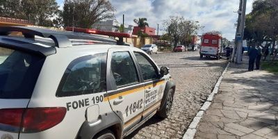 Colisão entre carro e moto deixa motociclista ferido em Camaquã