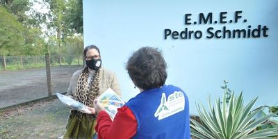 Escolas de Barra do Ribeiro e Sentinela do Sul recebem materiais educativos impressos do Dnit