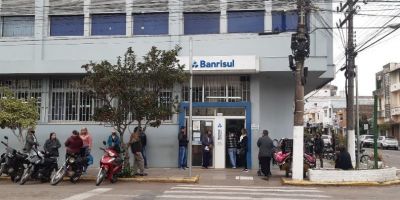 Agência do Banrisul de Camaquã segue atendendo normalmente