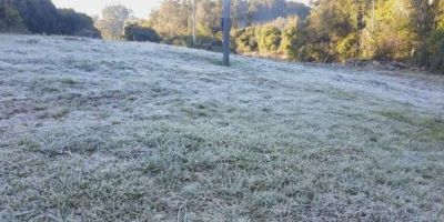 Alerta para frio intenso e formação de geada em várias áreas do RS nesta quarta-feira 