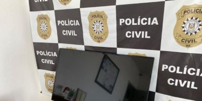 Polícia recupera televisor furtado de dentro de residência em Camaquã