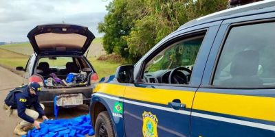 PRF prende traficante com mais de 100 quilos de maconha no RS