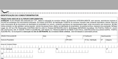 Detran/RS alerta para correta apresentação de condutor infrator