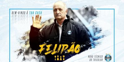 DE VOLTA PARA CASA: Grêmio anuncia Felipão como novo treinador