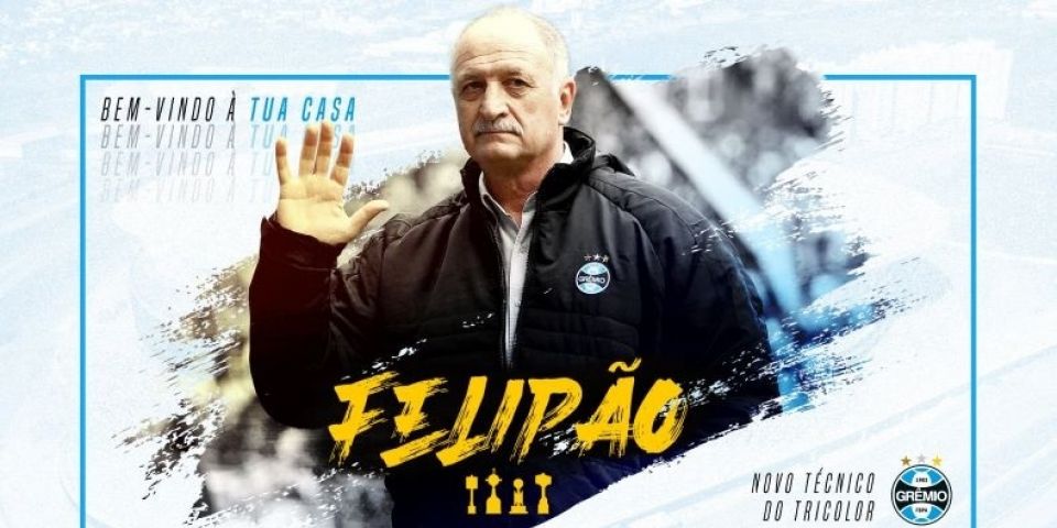 DE VOLTA PARA CASA: Grêmio anuncia Felipão como novo treinador