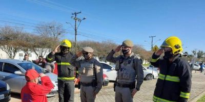 Carreata realizada em São Lourenço do Sul comemora vitória de Gabriel contra a leucemia