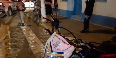 Bicicleta motorizada é apreendida com menor de idade no centro de Camaquã