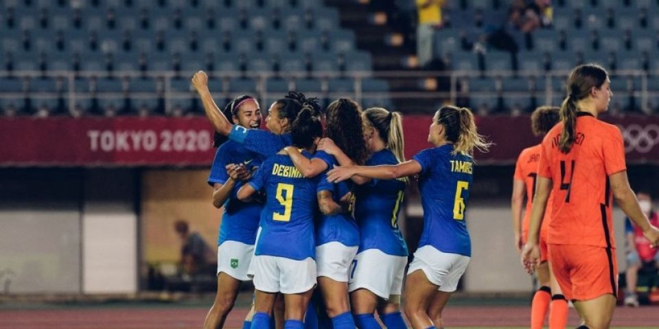 Olimpíadas: Brasil e Holanda empatam no futebol feminino