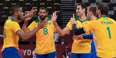 De virada! Brasil vence após perder dois sets para Argentina no vôlei masculino