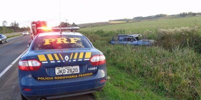 PRF prende condutor não habilitado e embriagado que causou acidente na BR-116 em Tapes