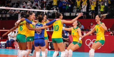 Vôlei feminino: Brasil bate Coreia do Sul e pega EUA na final das Olimpíadas